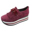 Women'S Softwaves Slip Ons | Softwaves Women'S Adaya 7.78.08W In Vino Velour Suede