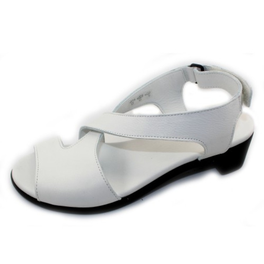 Women'S Arche Back Straps | Arche Women'S Kisbye In Blanc Rocky Leather