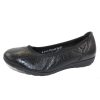 Women'S Mephisto Flats | Mephisto Women'S Emilie In Black Comet 22100