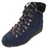 Women'S Valdini Warm Lining | Valdini Women'S Sake Wp In Navy Waterproof Suede