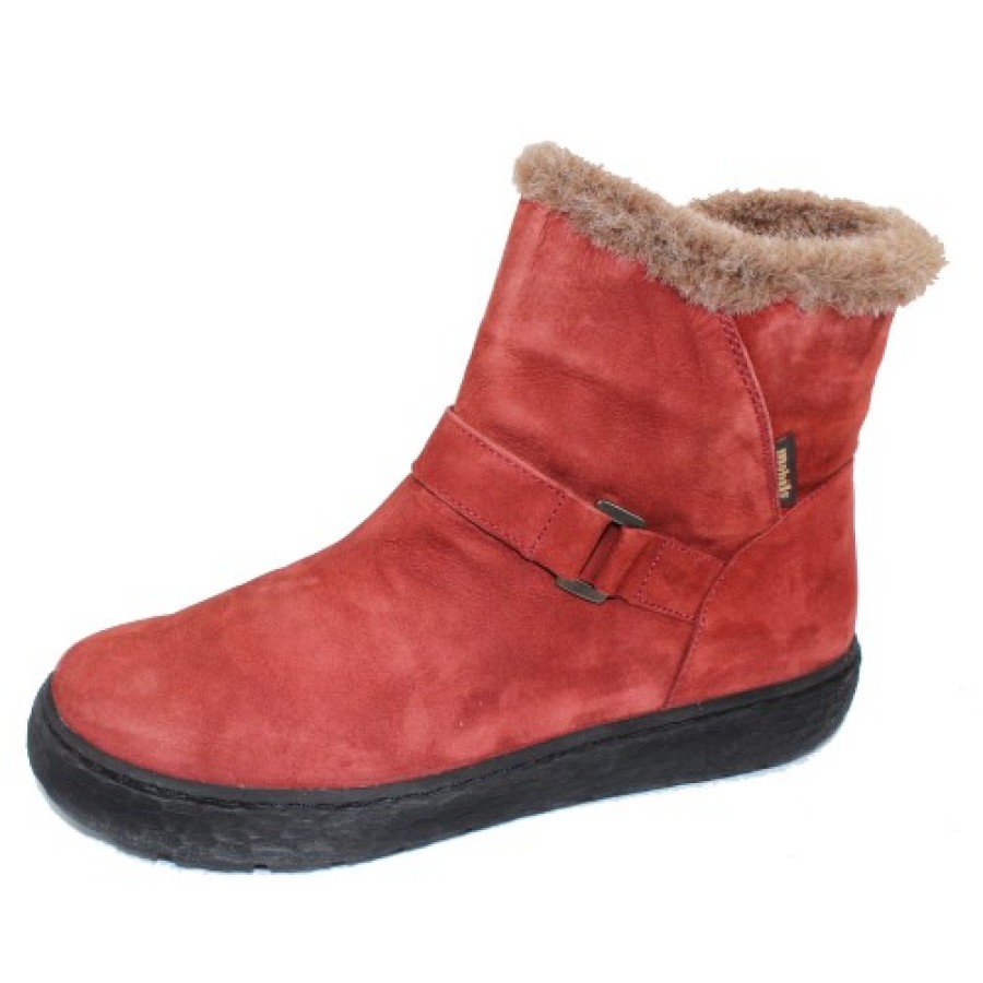 Women'S Mephisto Zippers | Mephisto Women'S Liloue Mobils In Rust Velcalf 12264N