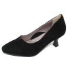 Women'S Bella Comforto Heels | Bella Comforto Women'S Mia 20.06.02 In Black Velour Suede