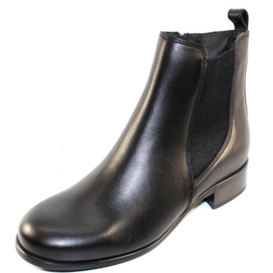 Women'S La Canadienne Ankle Boots | La Canadienne Women'S Salem In Black Waterproof Leather