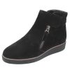 Women'S Bella Comforto Boots & Booties | Bella Comforto Women'S Marlisa 20.01.07 In Black Velour Suede