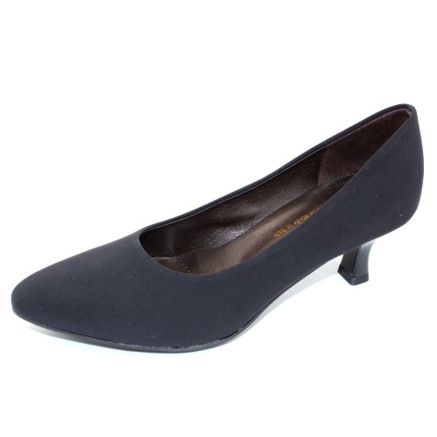 Women'S Brunate Heels | Brunate Women'S Campanula In Black Microfiber