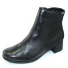 Women'S Mephisto Warm Lining | Mephisto Women'S Genna In Black Silk Leather/Artesia Leather 7800/8100