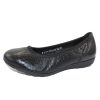 Women'S Mephisto Flats | Mephisto Women'S Emilie In Black Comet 22100