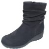 Women'S Mephisto Warm Lining | Mephisto Women'S Agatha In Black Bucksoft 6900