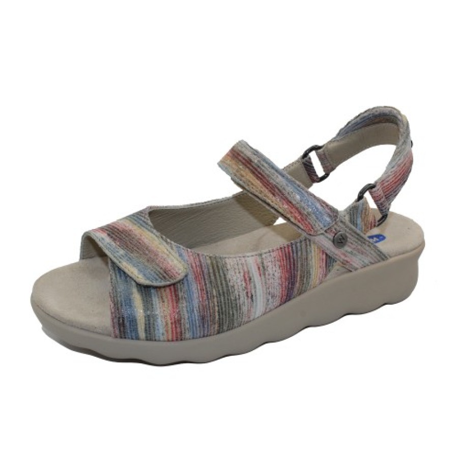 Women'S Wolky Travel | Wolky Women'S Pichu In Multi White Lined Suede