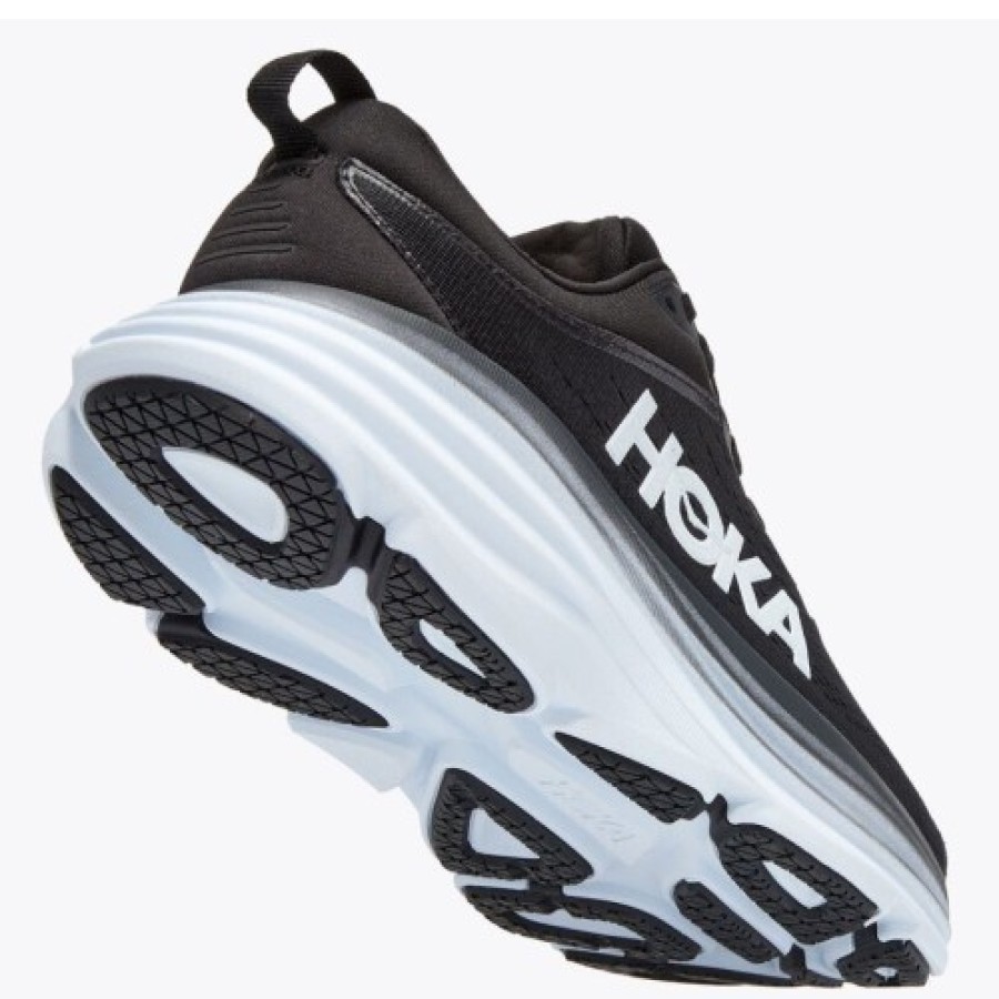 Women'S Hoka One One Walking | Hoka One One Men'S Bondi 8 In Black/White