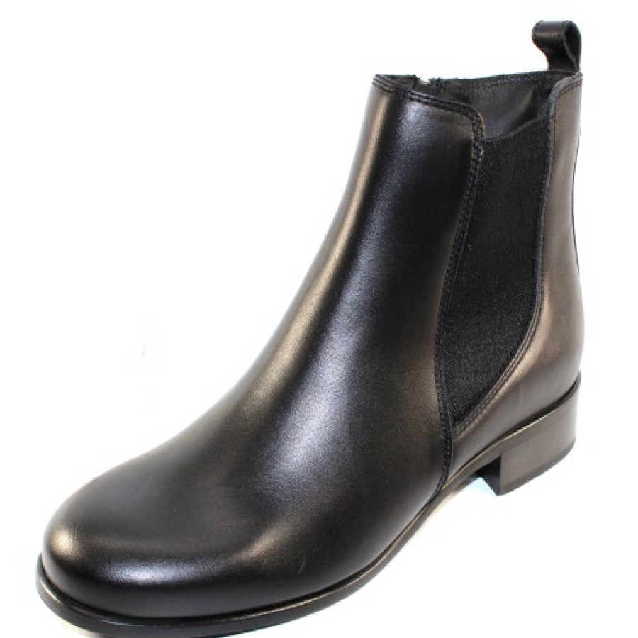 Women'S La Canadienne Heels | La Canadienne Women'S Salem In Black Waterproof Leather