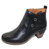 Women'S Pikolinos Ankle Boots | Pikolinos Women'S Rotterdam 902-8947 In Black Calfskin Leather