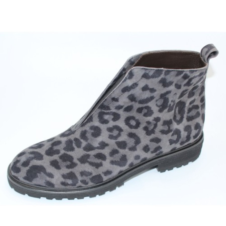 Women'S Brunate Ankle Boots | Brunate Women'S Viola In Leopard Printed Suede