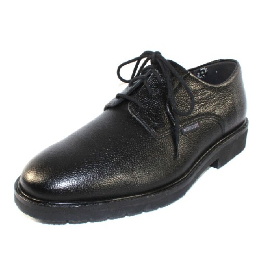 Men'S Mephisto Plain Toe | Mephisto Men'S Marlon In Black Pebble Grain Leather 9100