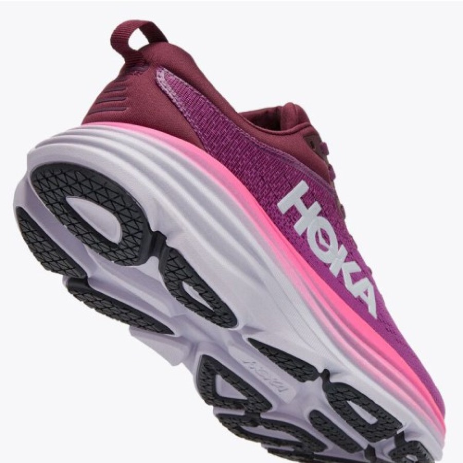 Women'S Hoka One One Travel | Hoka One One Women'S Bondi 8 In Beautyberry/Grape Wine