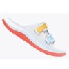 Women'S Hoka One One Slides | Hoka One One Women'S Ora Luxe In White/Camellia