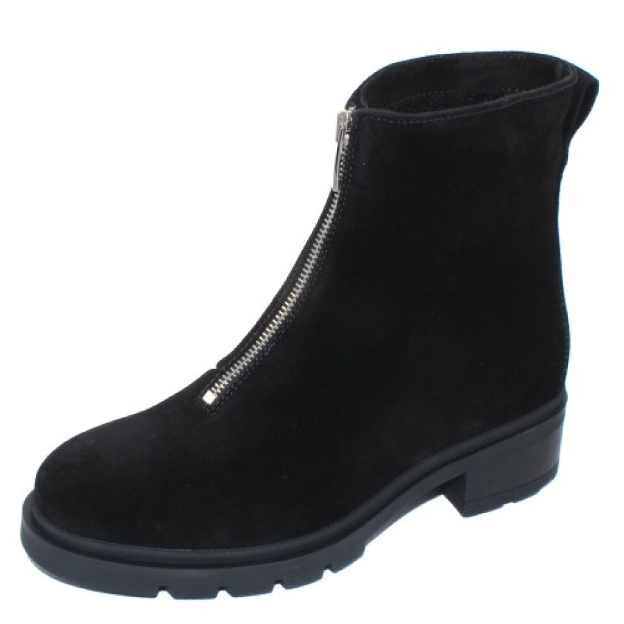 Women'S La Canadienne Warm Lining | La Canadienne Women'S Sidney In Black Waterproof Suede