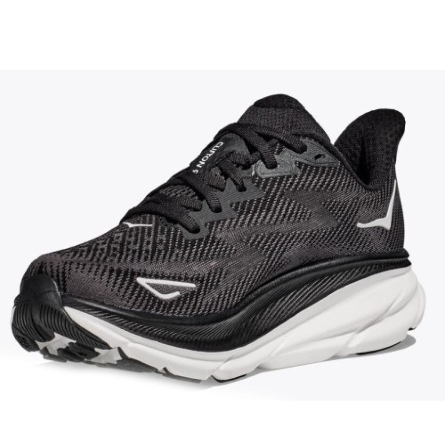 Women'S Hoka One One Running | Hoka One One Women'S Clifton 9 In Black/White