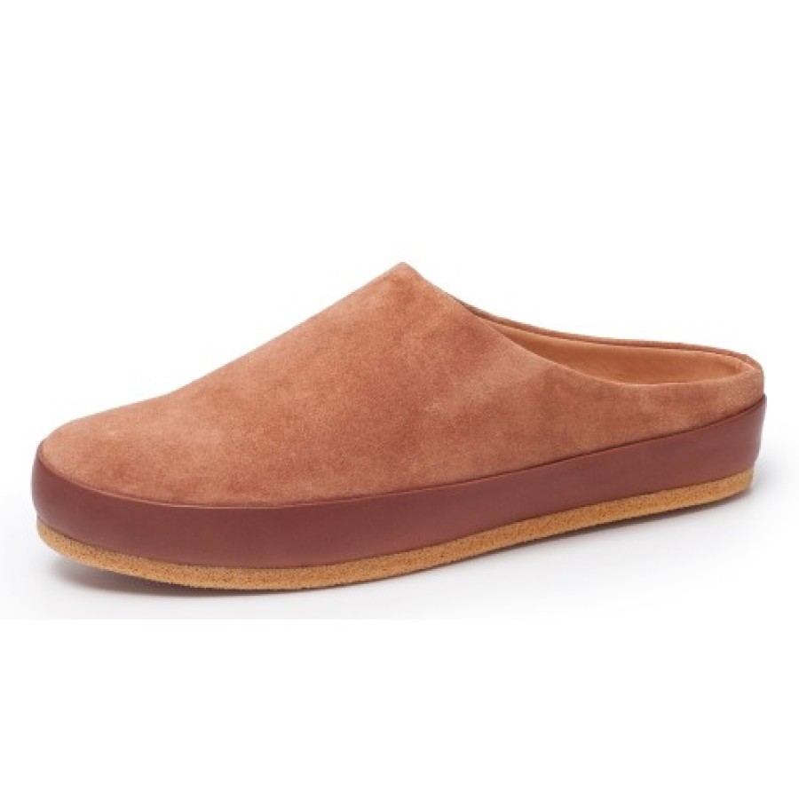 Women'S Yes Brand Shoes Travel | Yes Brand Shoes Women'S Brooke In Brown Kid Suede/Plonge Leather