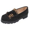 Women'S CC Made In Italy Loafers | Cc Made In Italy Women'S Debora 7975 In Black Diana/Pony Leopard