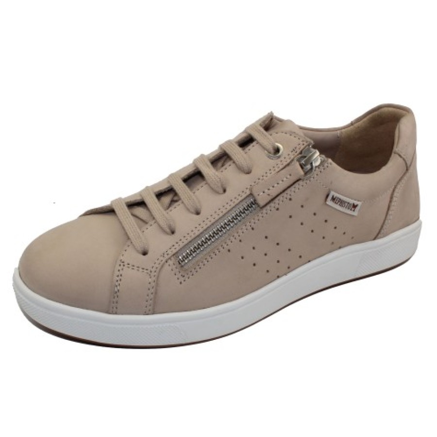 Women'S Mephisto Lace Up | Mephisto Women'S Nikita In Nude Bucksoft 6981N