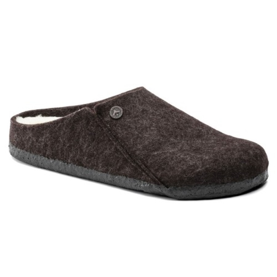 Women'S Birkenstock Warm Lining | Birkenstock Women'S Zermatt Shearling In Mocha Wool/Natural Shearling