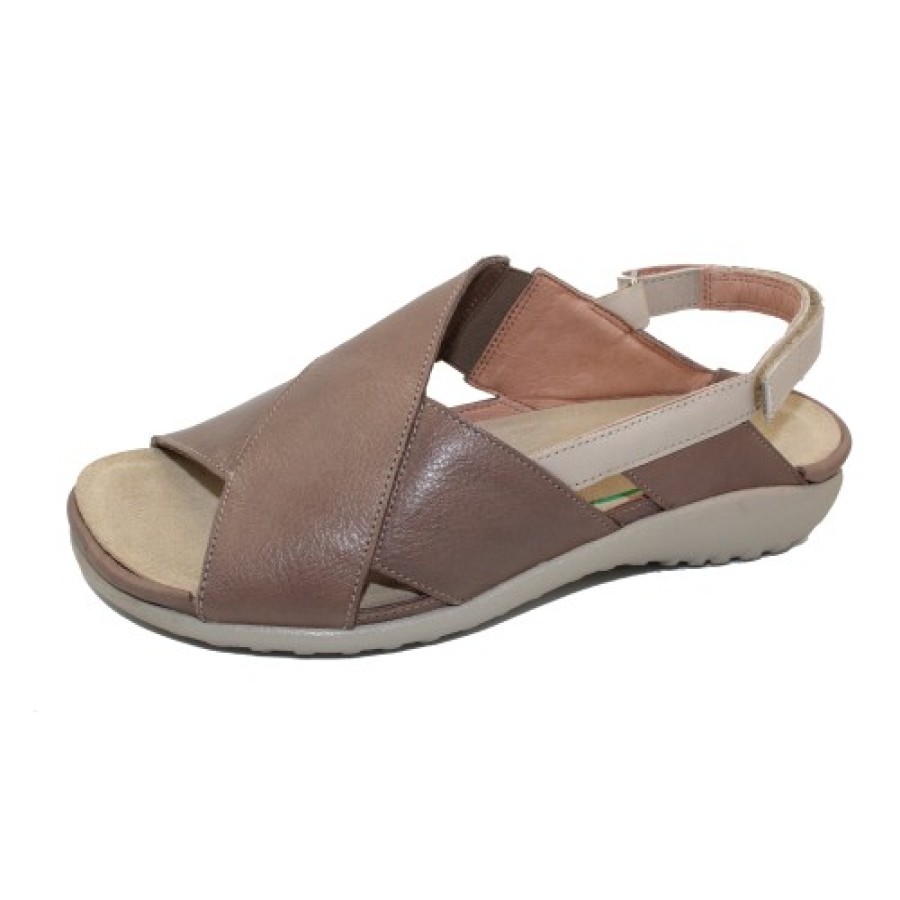 Women'S Naot Travel | Naot Women'S Niho In Soft Stone/Soft Ivory Leather