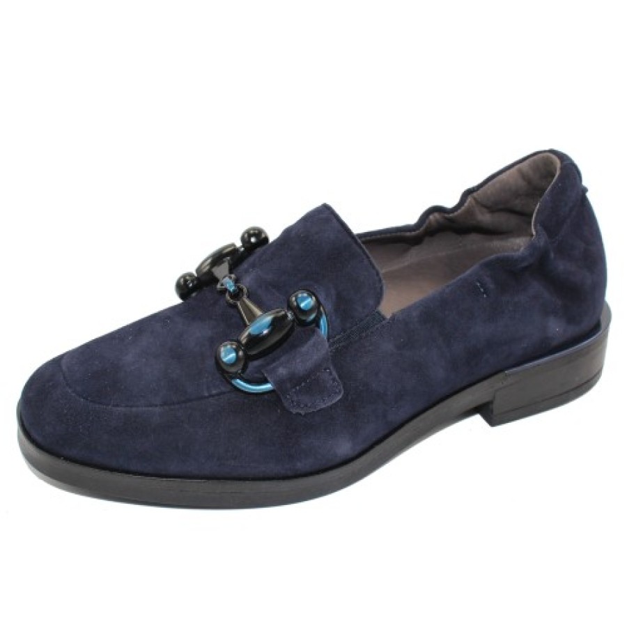 Women'S Softwaves Heels | Softwaves Women'S Gladis 8.35.23 In Ink Velour Suede