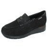 Women'S Mephisto Travel | Mephisto Women'S Elyna In Black Bucksoft 6900/14