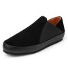 Women'S Yes Brand Shoes Loafers | Yes Brand Shoes Women'S Caitlyn In Black Water Resistant Suede