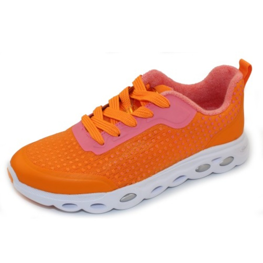 Women'S Ara Walking | Ara Women'S Montclair In Orange Fabric