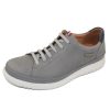 Men'S Mephisto Oxfords | Mephisto Men'S Thomas In Light Grey Nomad Suede/Navy Randy Leather 25505/6145