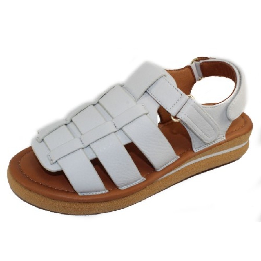 Women'S Yes Brand Shoes Walking | Yes Brand Shoes Women'S Galaxy In White Plonge Leather