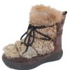 Women'S Pajar Apres Ski | Pajar Women'S Anet Zip In Brown Suede/Fur