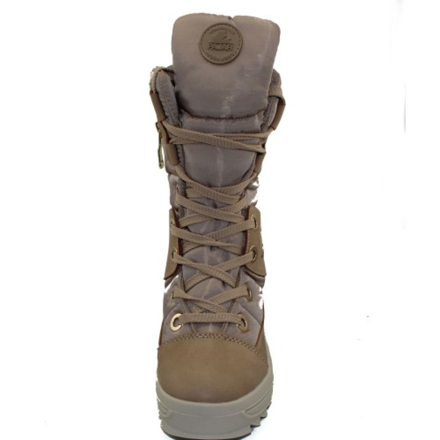 Women'S Pajar Boots & Booties | Pajar Women'S Tyra High In Sand Iron Nylon