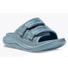 Women'S Hoka One One Slides | Hoka One One Women'S Ora Luxe In Stone Blue/Bluesteel