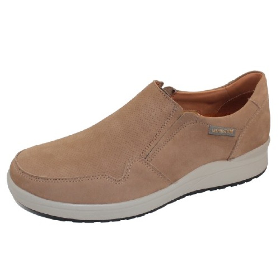 Men'S Mephisto Travel | Mephisto Men'S Valter In Taupe Nomad 25537