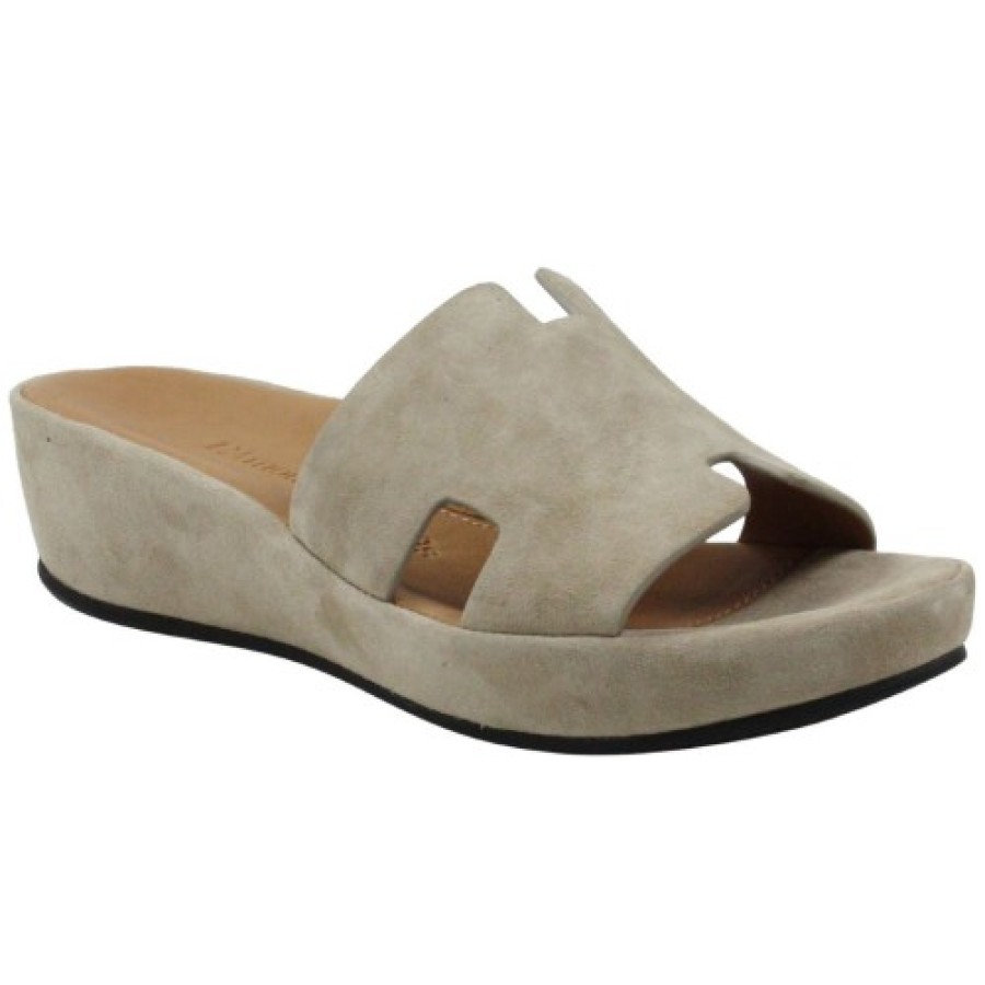 Women'S Lamour Des Pieds Women'S New Arrivals | Lamour Des Pieds Women'S Catiana In Taupe Kid Suede