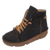 Women'S On Foot Pull Ons | On Foot Women'S Touch-29710 In Black Pebble Grain Leather