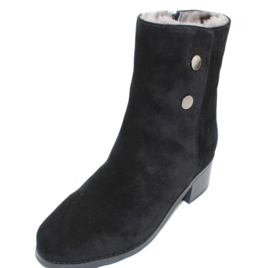 Women'S Valdini Waterproof | Valdini Women'S Daisy Wp In Black Suede