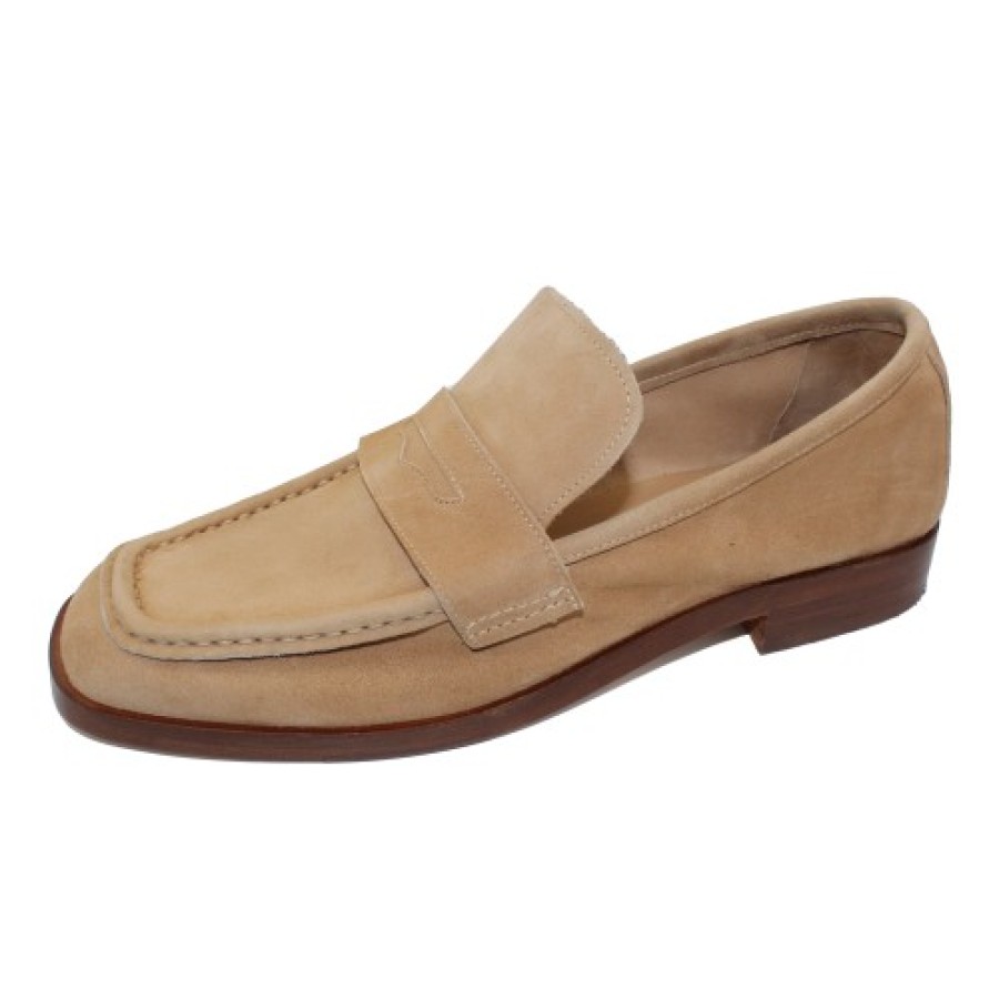 Women'S CC Made In Italy Slip Ons | Cc Made In Italy Women'S Cameo 309 In Camel Suede