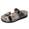 Women'S Mephisto Slides | Mephisto Women'S Helma In Black Vernis 1100/68