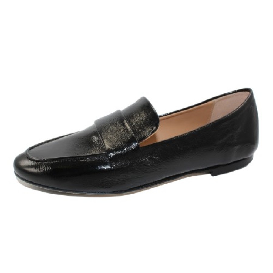 Women'S CC Made In Italy Heels | Cc Made In Italy Women'S Canta 1120 In Black Crinkle Patent Leather