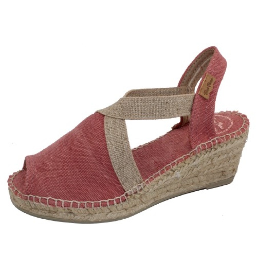 Women'S Toni Pons Wedges | Toni Pons Women'S Breda-V In Blush Canvas