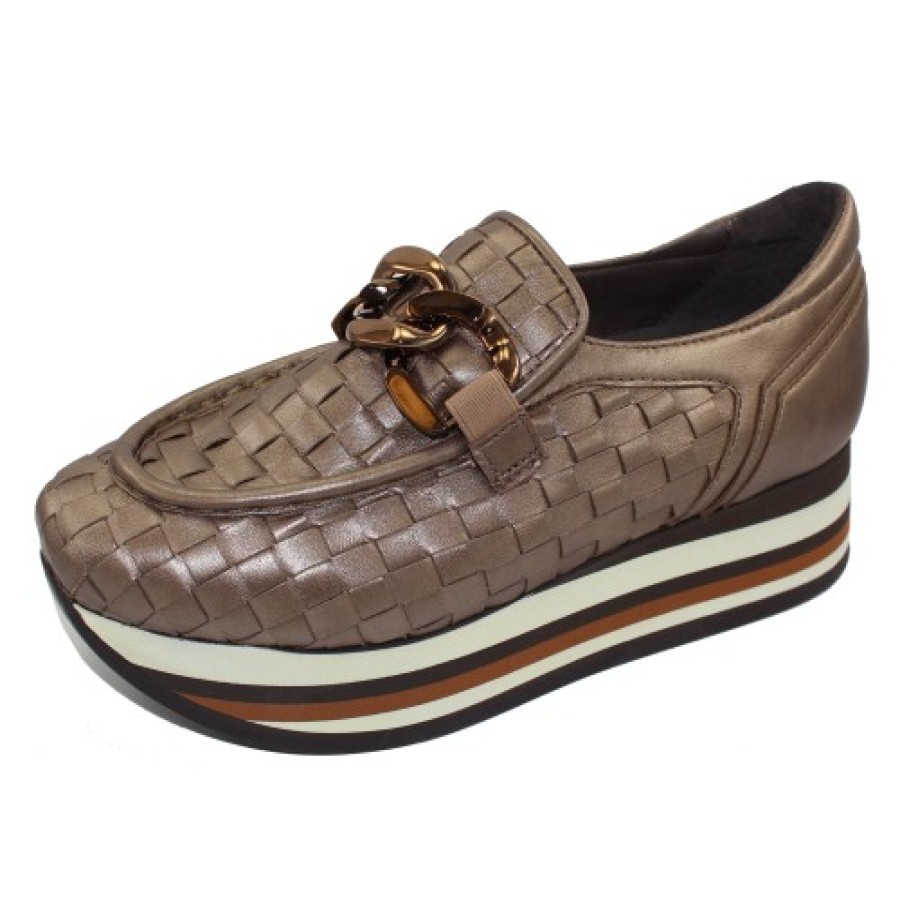 Women'S Softwaves Wedges | Softwaves Women'S Alanis 7.78.59 In Bronze Metallic