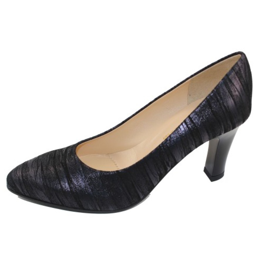 Women'S Brunate Pumps | Brunate Women'S Papavero In Bark Nero Leather