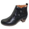 Women'S Pikolinos Heels | Pikolinos Women'S Rotterdam 902-8947 In Black Calfskin Leather