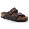 Men'S Birkenstock Footbed | Birkenstock Men'S Arizona Soft Footbed In Havana Oiled Leather