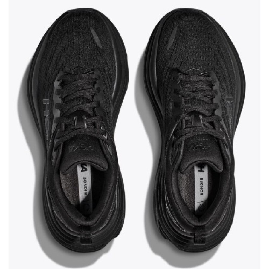 Men'S Hoka One One Lace Up | Hoka One One Men'S Bondi 8 In Black/Black