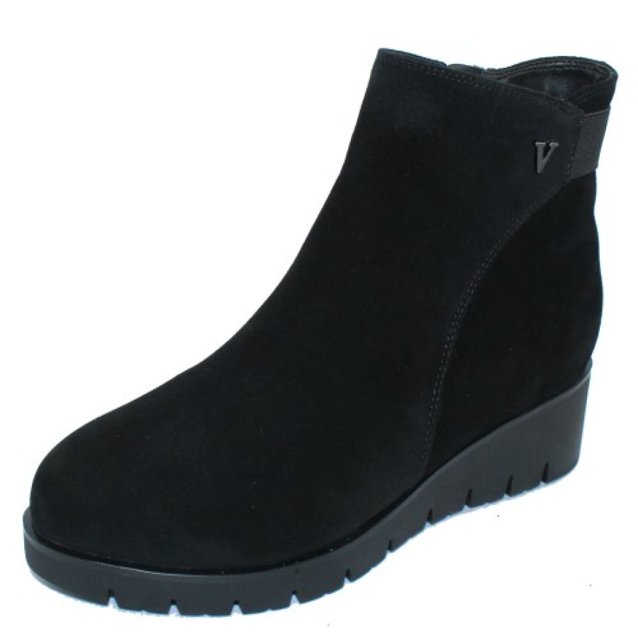 Women'S Valdini Waterproof | Valdini Women'S Vera Wp In Black Waterproof Suede